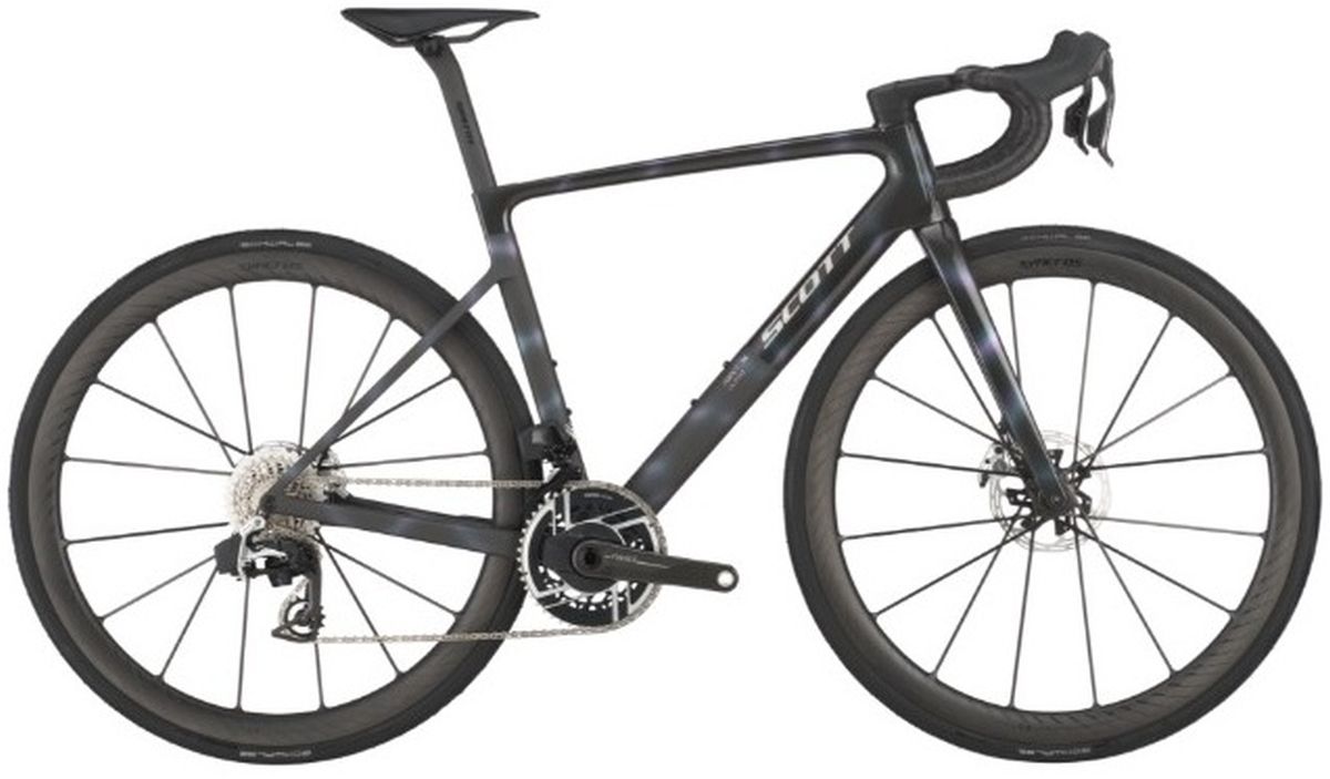 Bicicleta Ruta Scott Addict RC Ultimate 2026 Cromado Negro