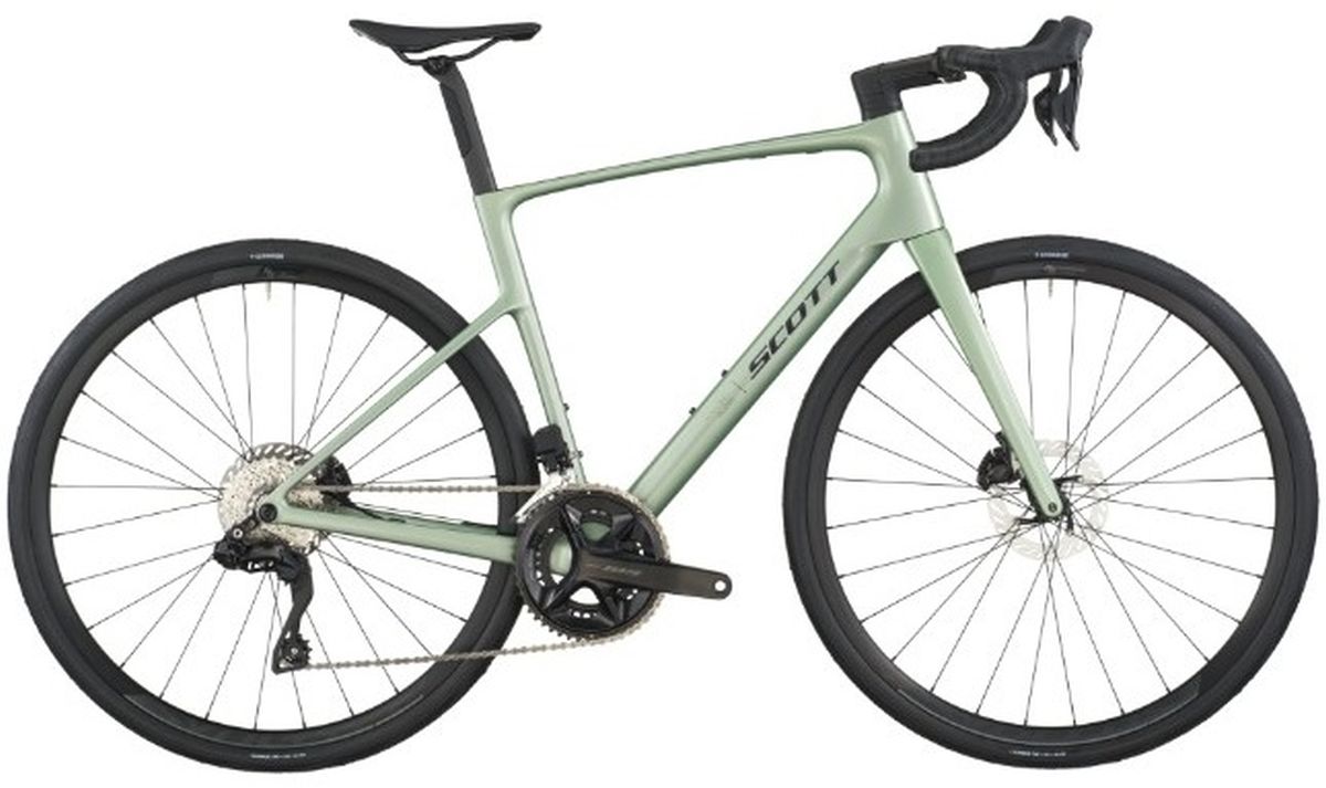 Bicicleta Ruta Scott Addict 40 2026 Verde