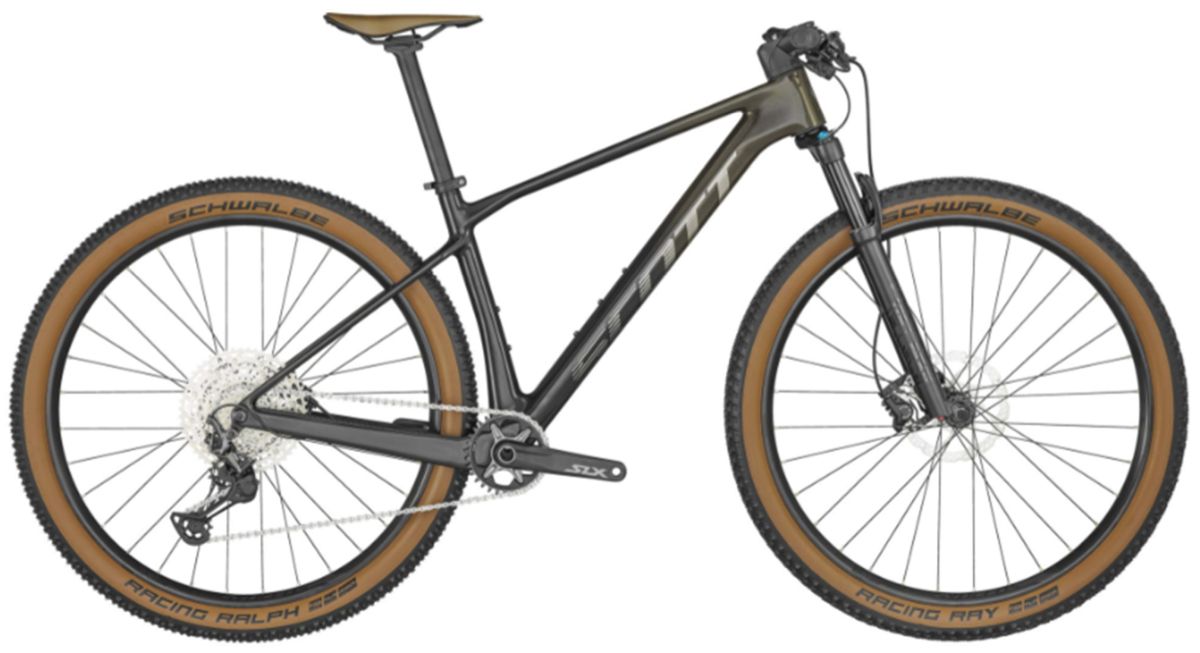 Bicicleta MTB Scott Scale 925 2023/2024 12 Vel Negro/Dorado