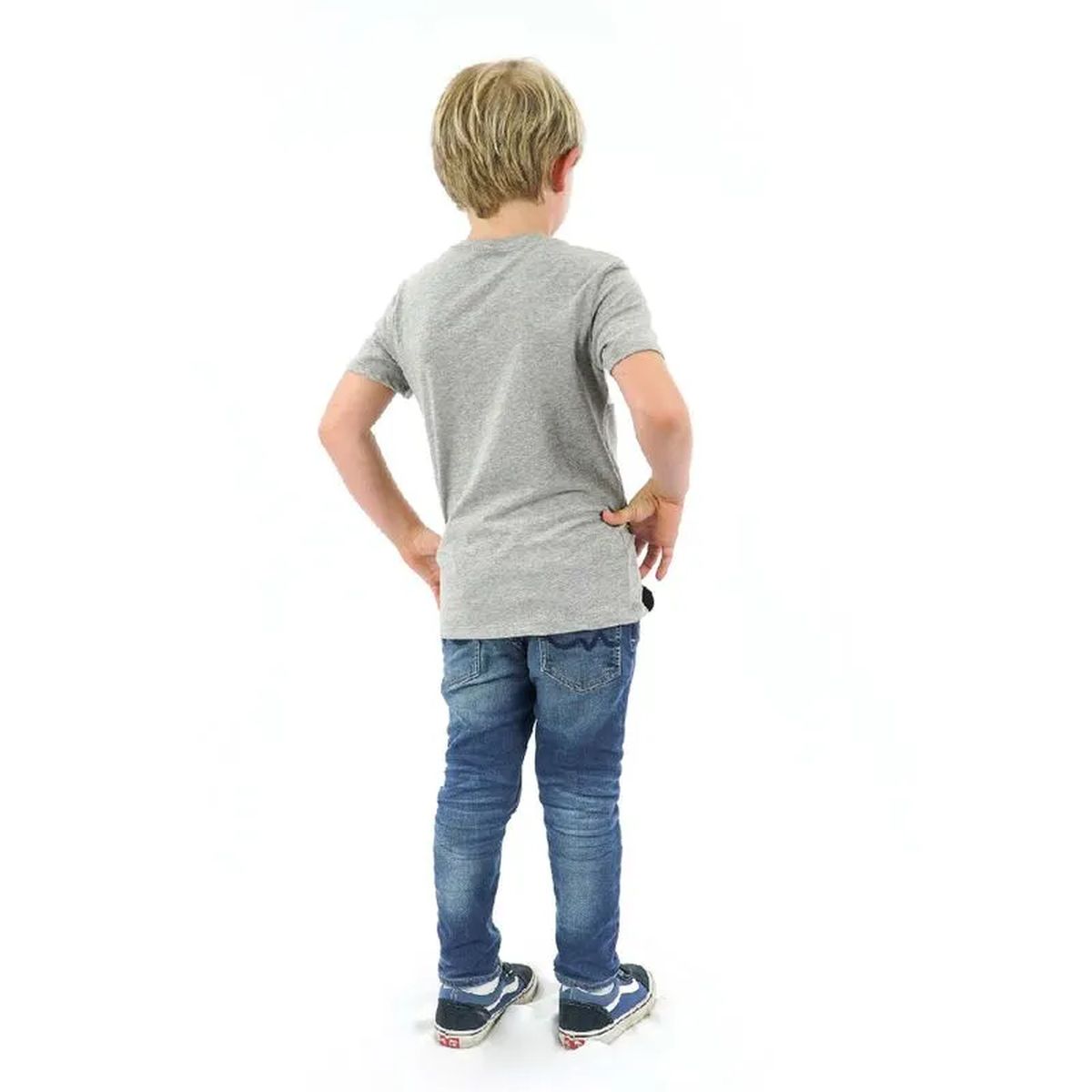 Camiseta Casual M/C Safetti Bars Niños Verde