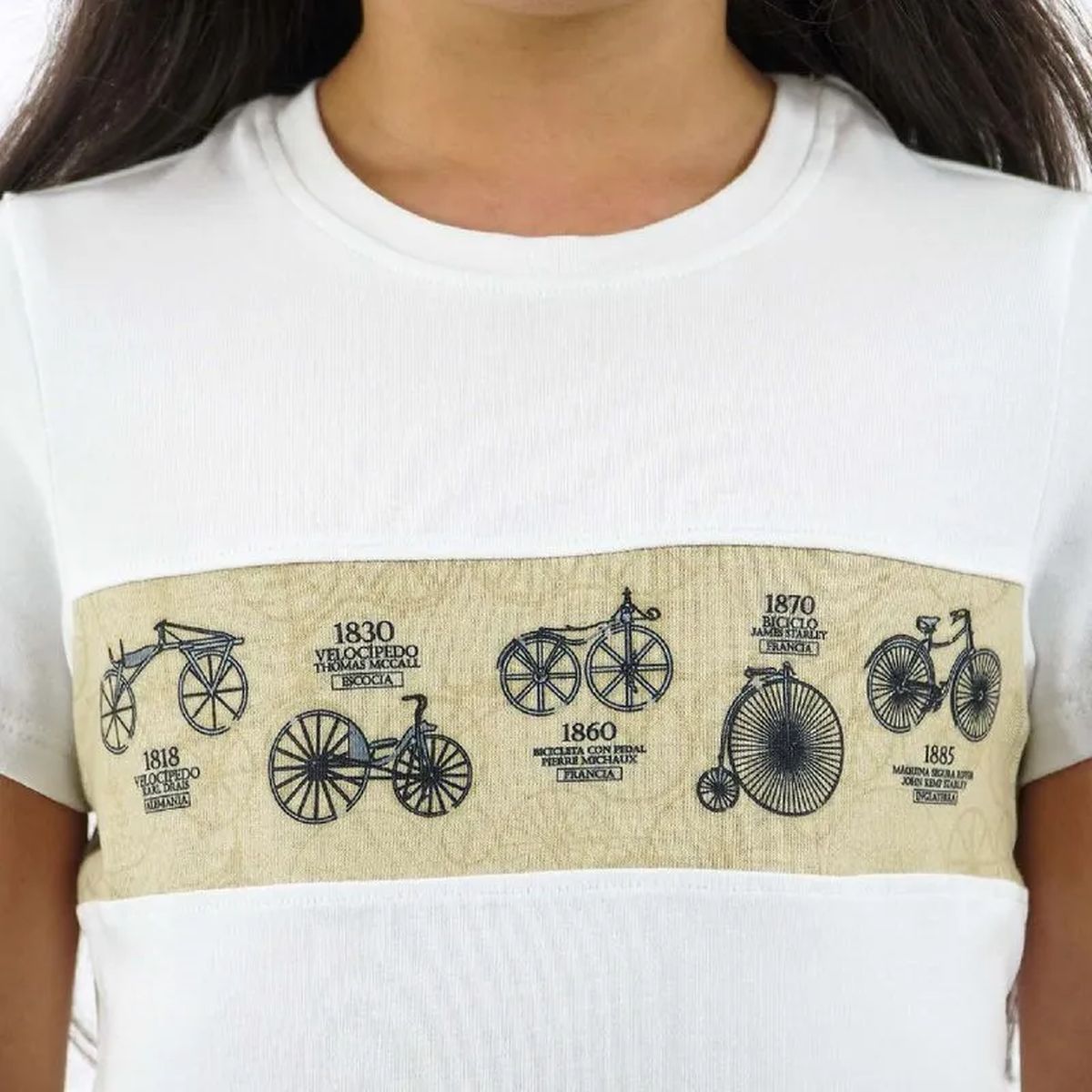 Camiseta Casual M/C Safetti History Niñas