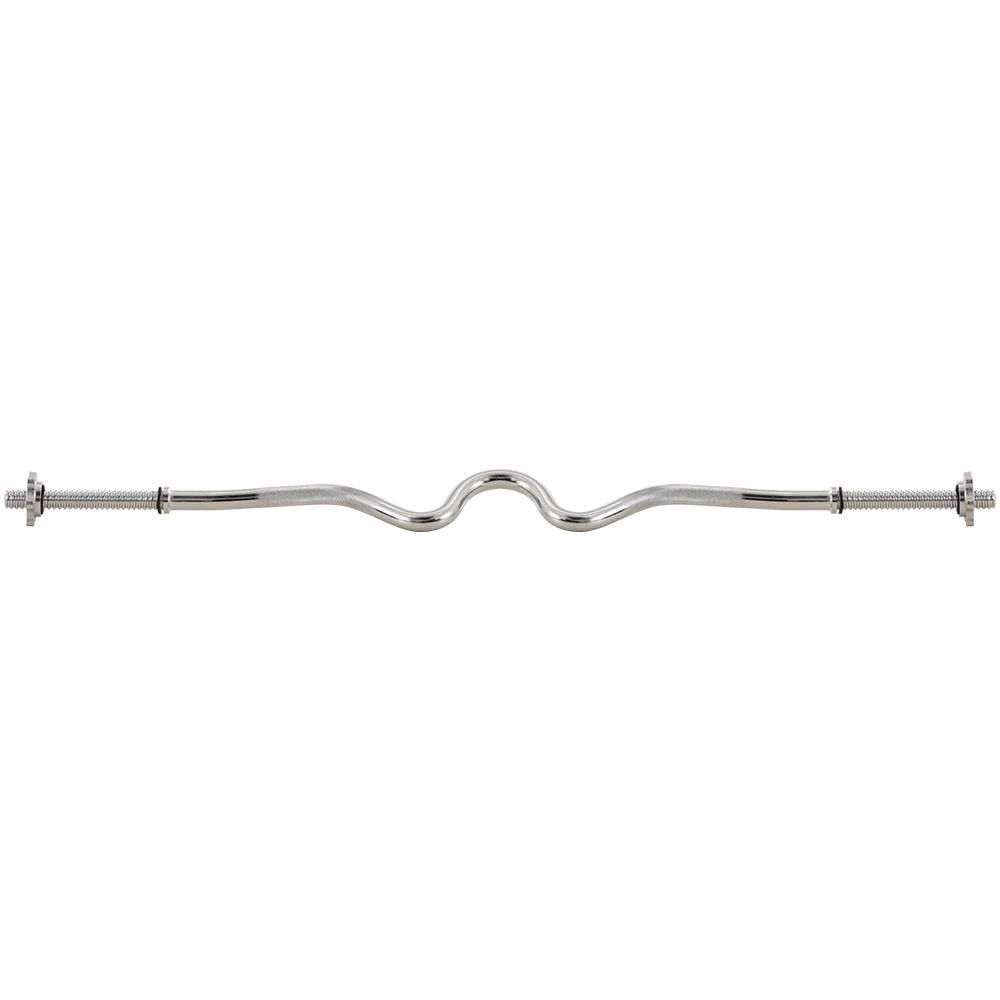 Barra De Potencia En Z 1"(120Cm) Ha-8063 Sportfitness Plata