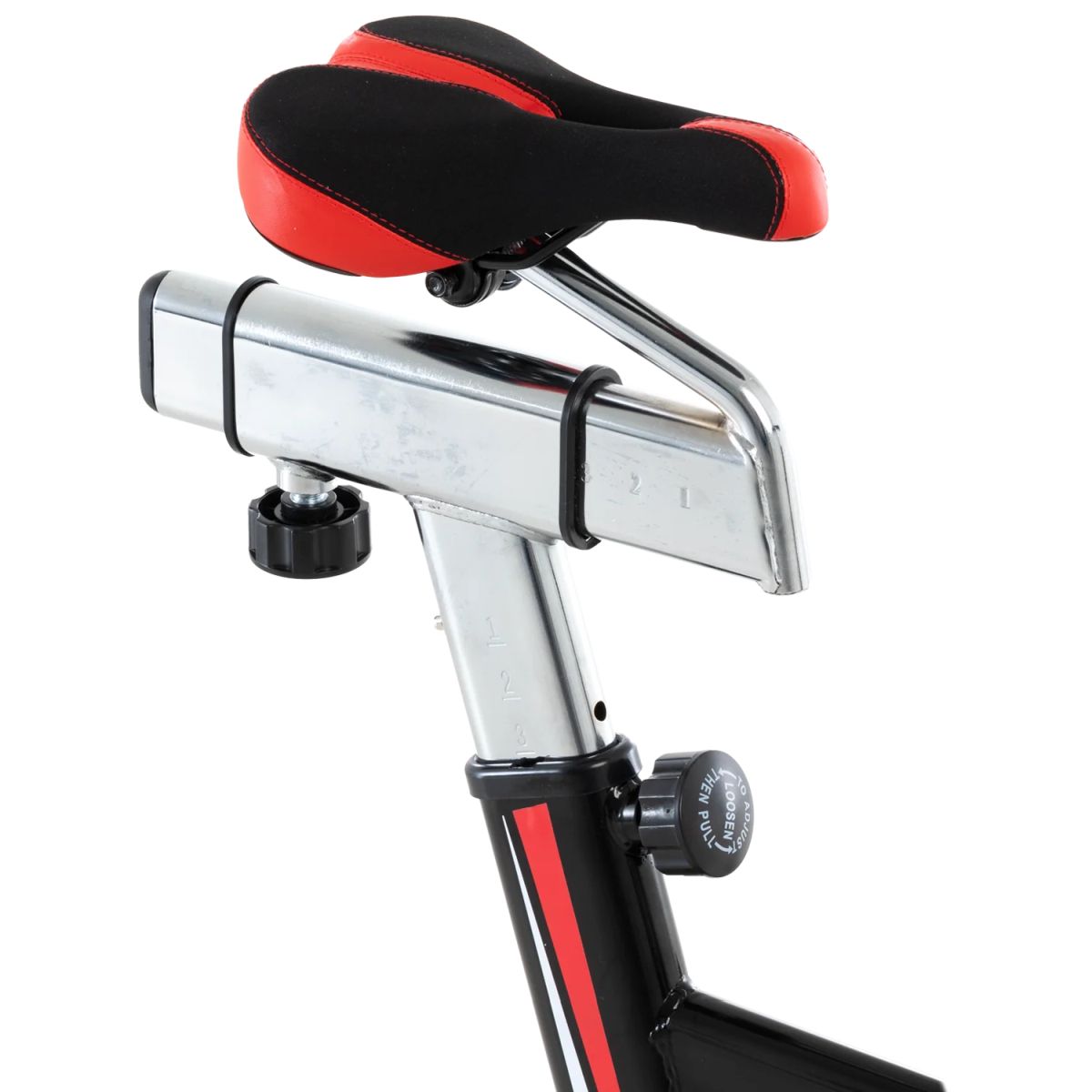 Bicicleta Spinning SportFitnessVicenza Negro Roja