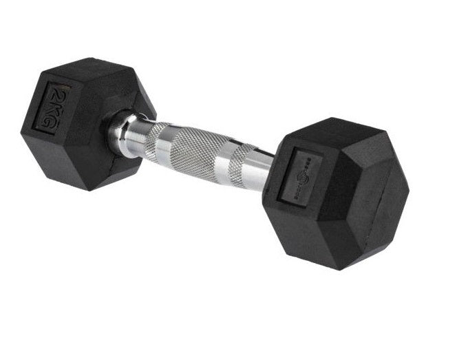 Mancuerna Encauchetada Kg (Hexagonal) Db-R-301 Sportfitness