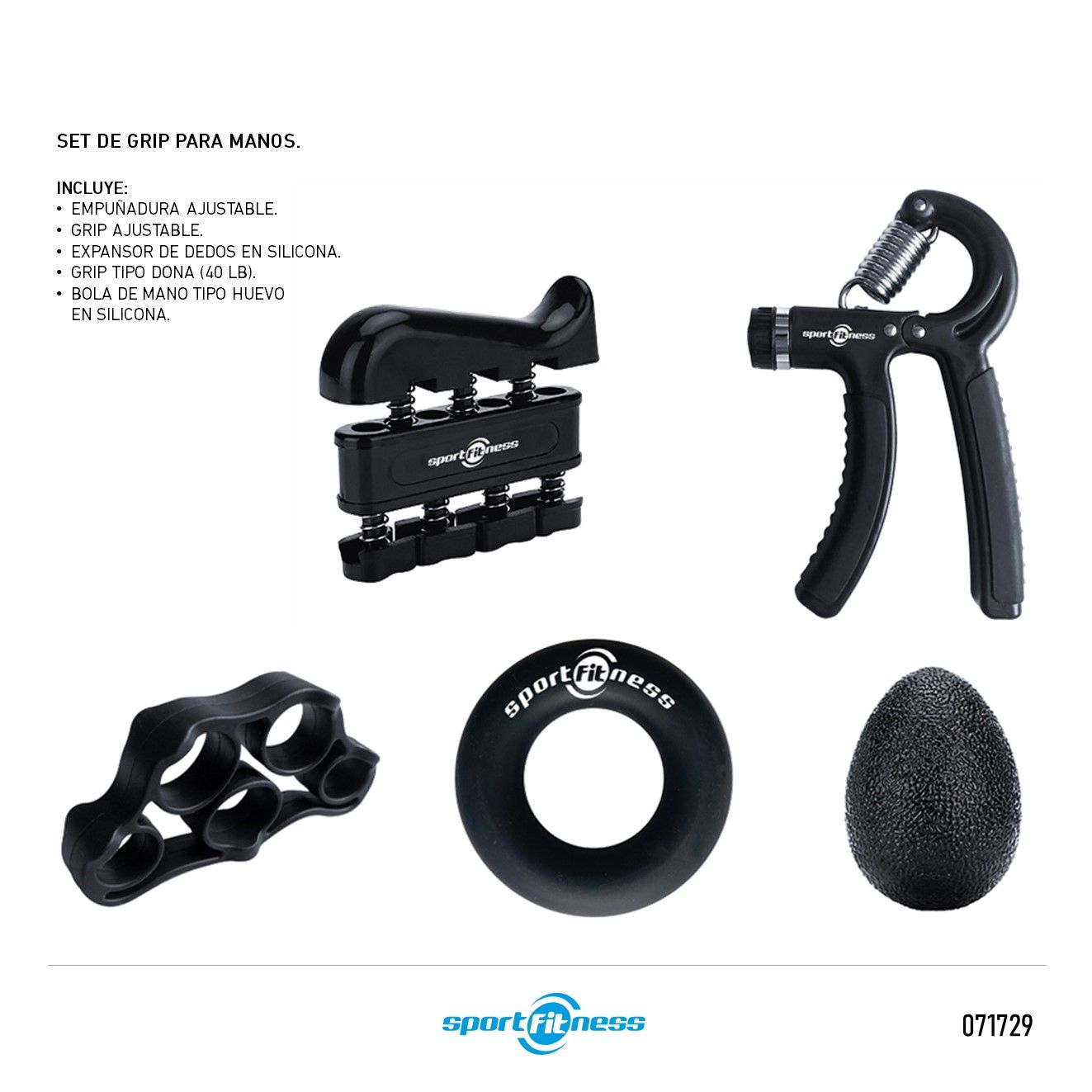 Set De Grip Hgs-501 Sportfitness