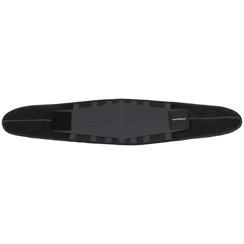 Cinturon con Doble Ajuste Sportfitnes Negro/Gris