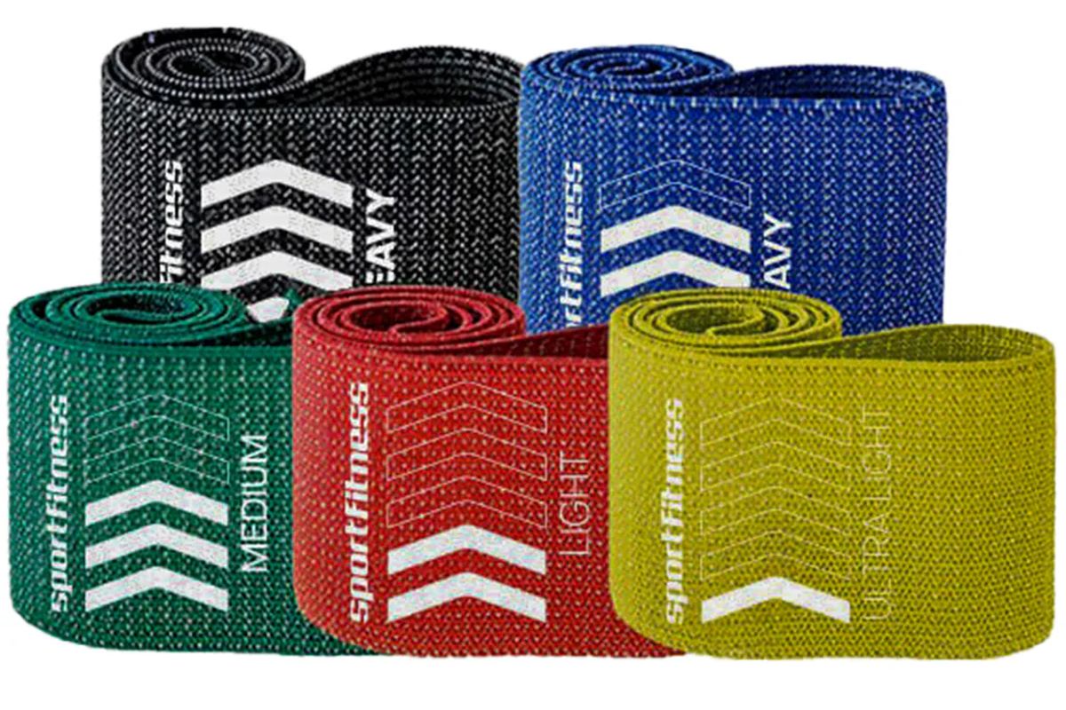 Set De Bandas Elásticas En Tela (Setx5) Sportfitness