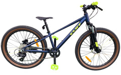 Bicicleta Cliff Lizard Niños 24 HD 8 Vel Azul/Neon 2026