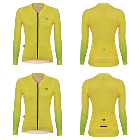 Jersey Ciclismo M/L Mujer GW Dig Neon Fire