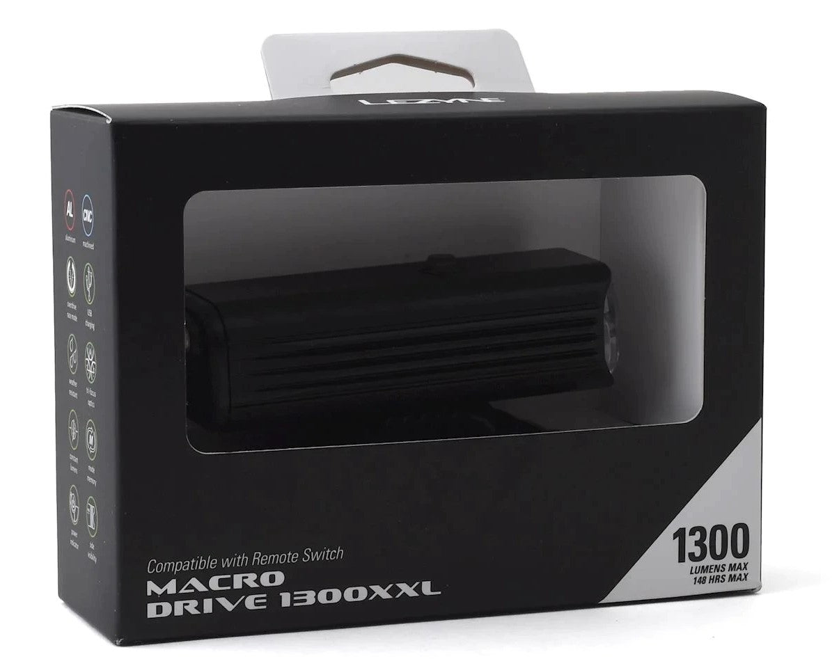 Luz Lezyne MACRO Drive 1300 XXL-Matt Negro