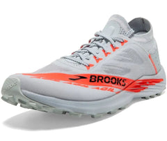 Tenis Brooks Catamount Agil Mujer Gris/Naranja