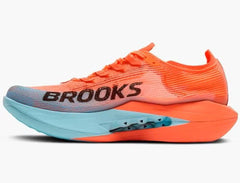 Tenis Brooks Hyperion Elite 5 Hombre Naranja/Azul