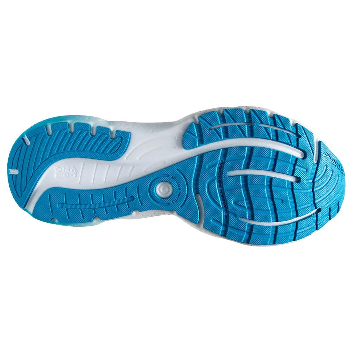 Tenis Brooks Glycerin 20 Hombre Negro/Azul/Verde