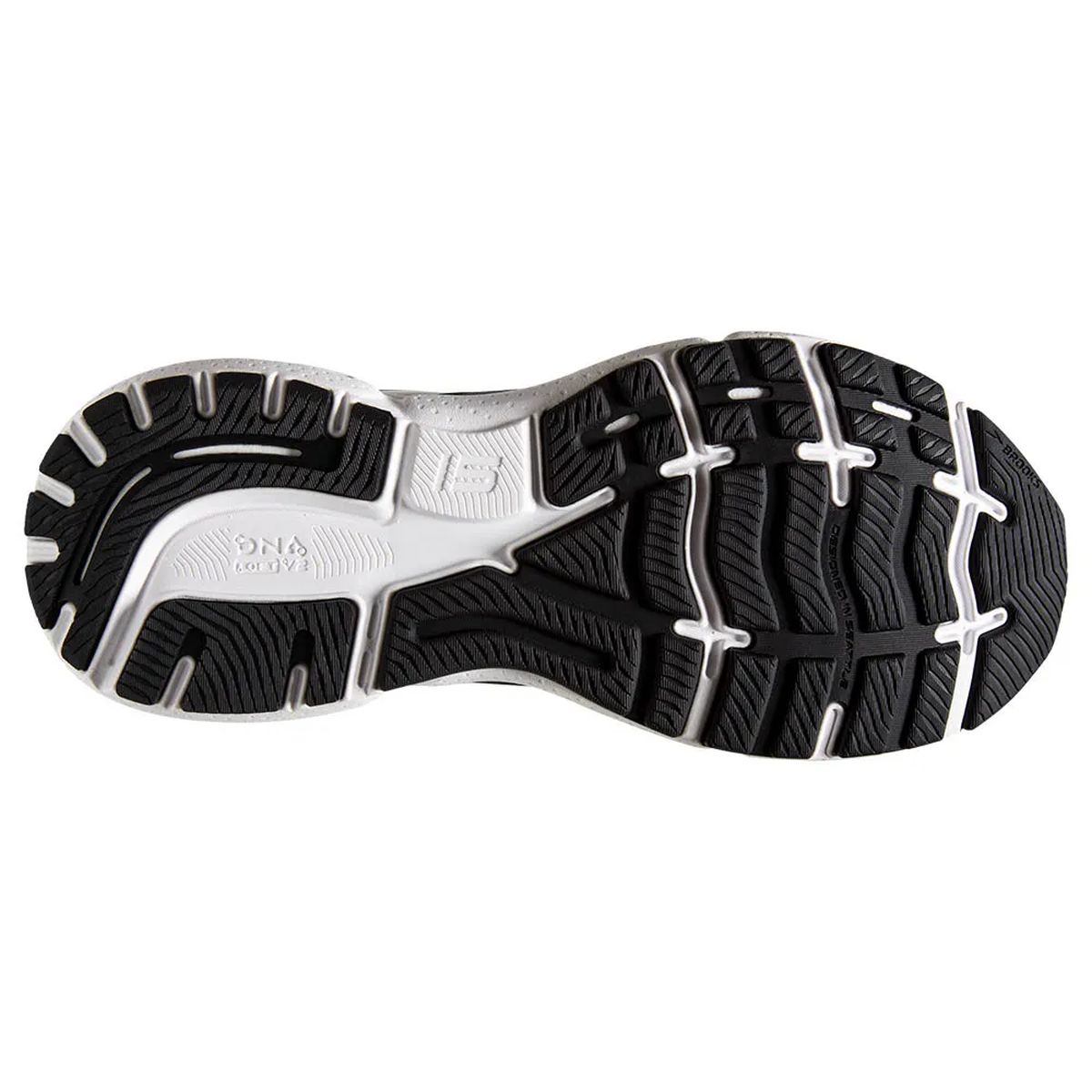 Tenis Brooks Ghost 15 Hombre Negro/Negro Perlado/Blanco