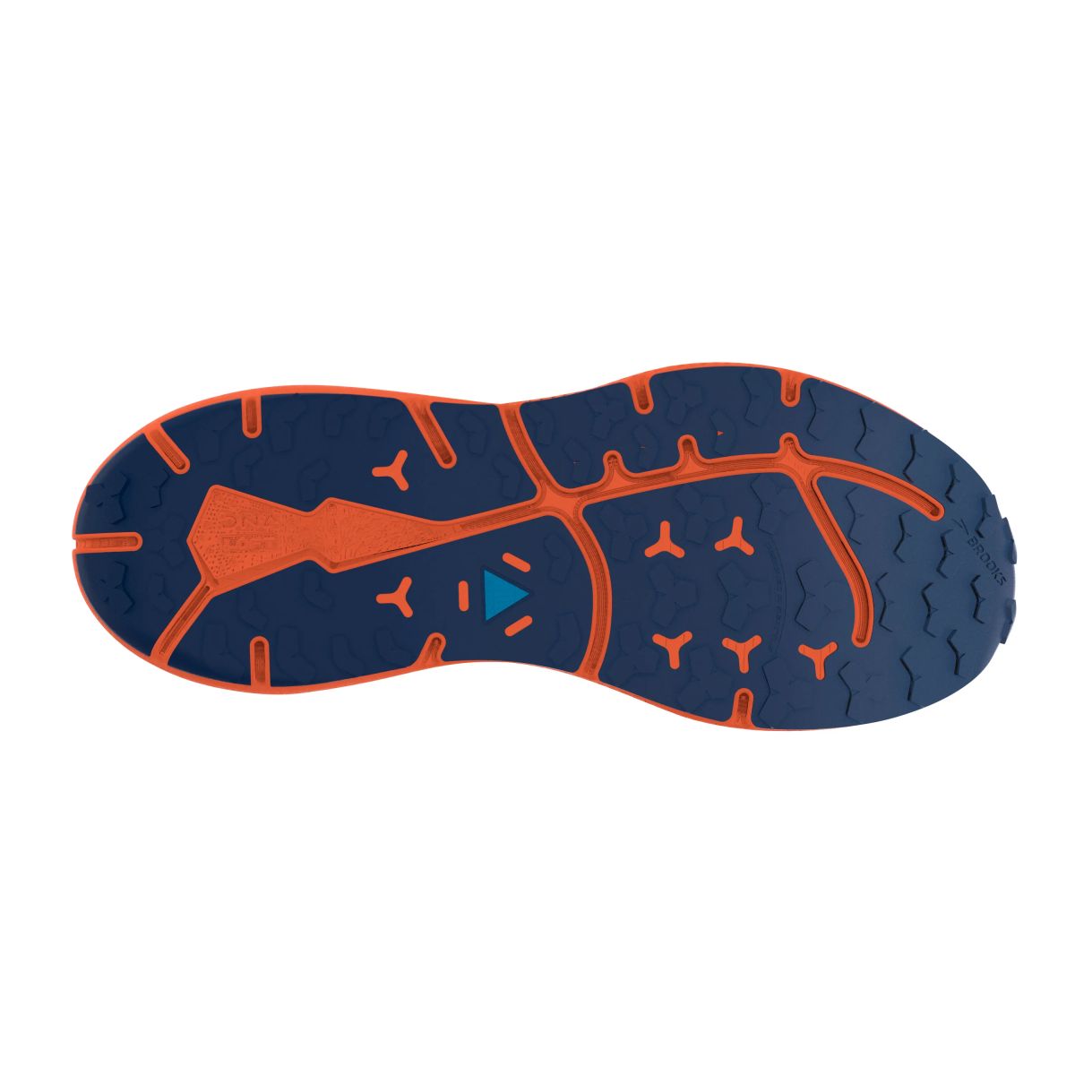 Tenis Brooks Divide 4 Hombre Azul/Naranja