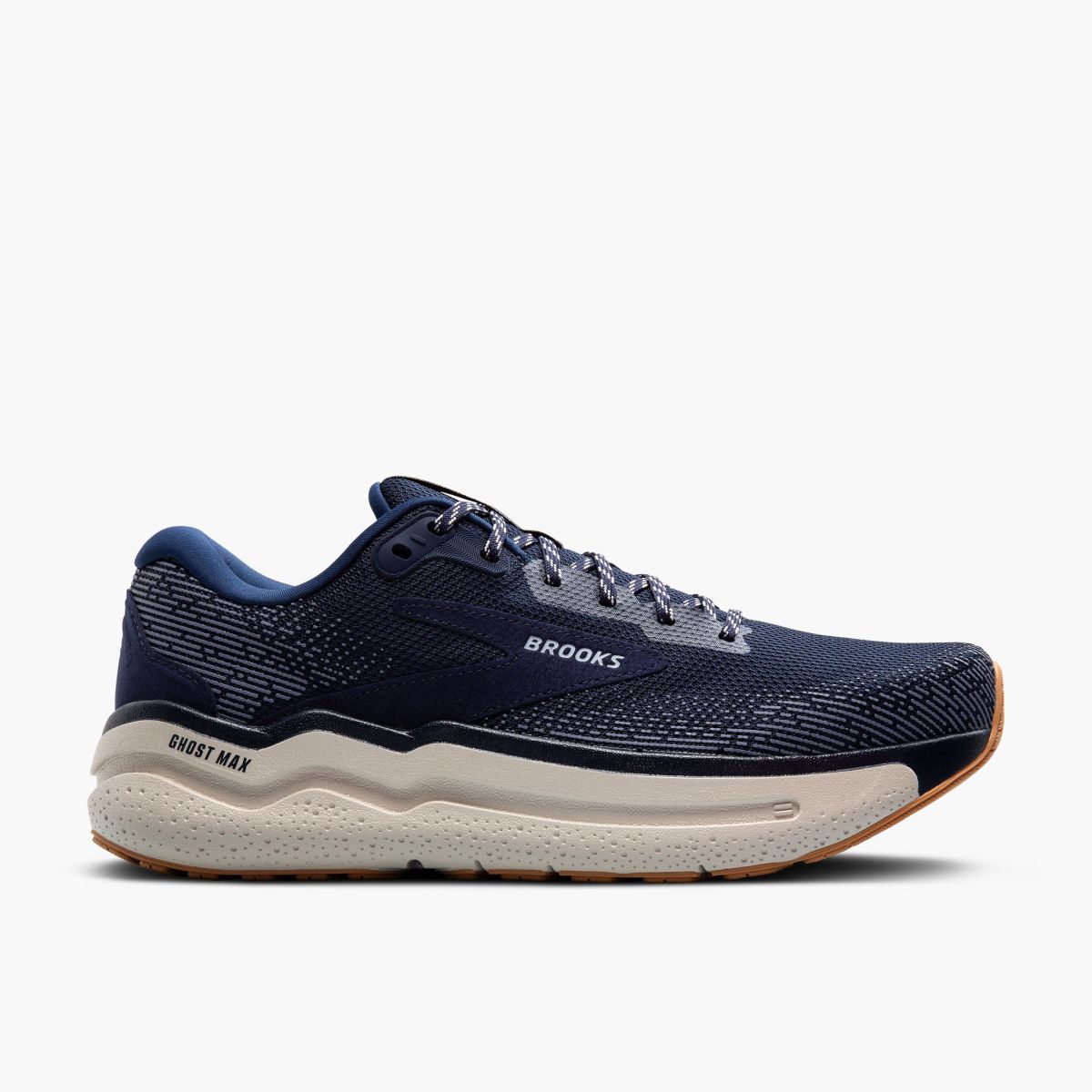 Tenis Brooks Ghost Max 2 Hombre Abrigo/Piedra/Galleta