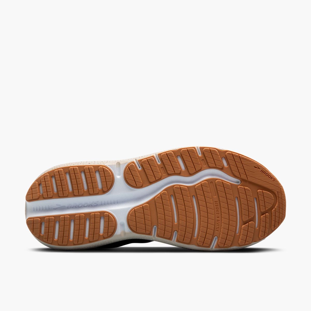Tenis Brooks Ghost Max 2 Hombre Abrigo/Piedra/Galleta