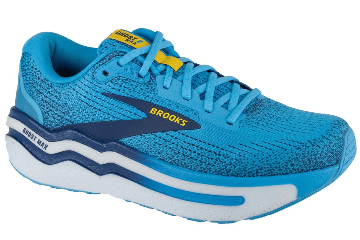 Tenis Brooks Ghost Max 2 Hombre Azul