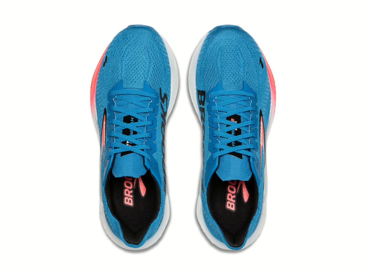 Tenis Brooks Hyperion Max 2 Hombre Azul/Blanco