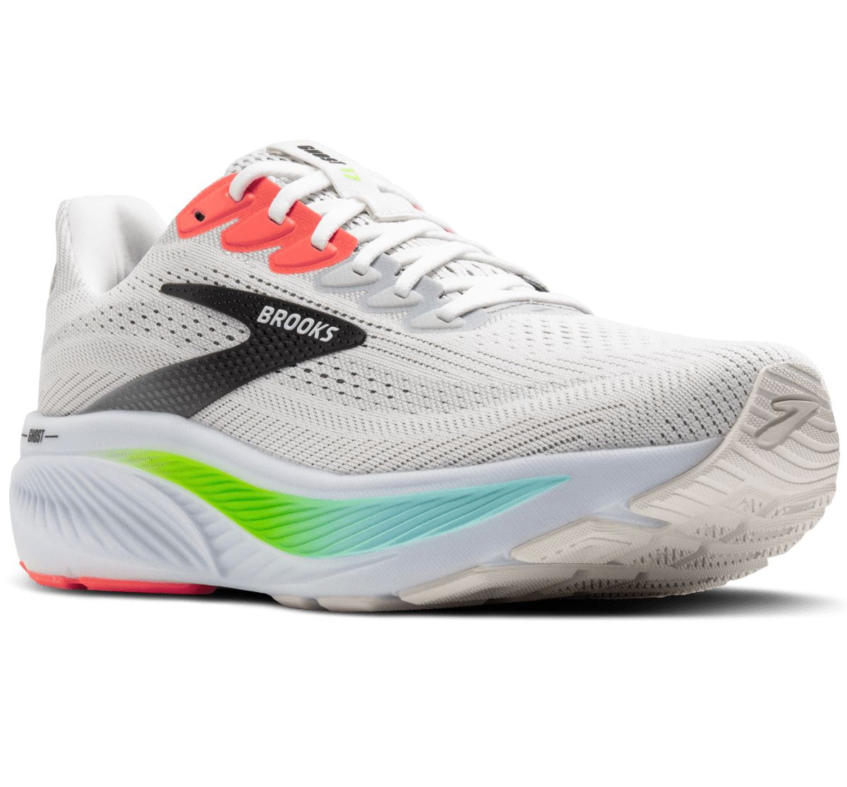 Tenis Brooks Ghost 17 Hombre Blanco