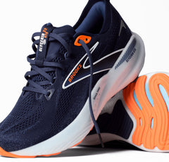 Tenis Brooks Glycerin GTS 22 Hombre Azul/Naranja