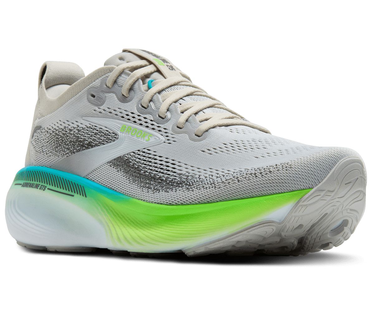 Tenis Brooks Adrenaline GTS 25 Hombre Gris Claro
