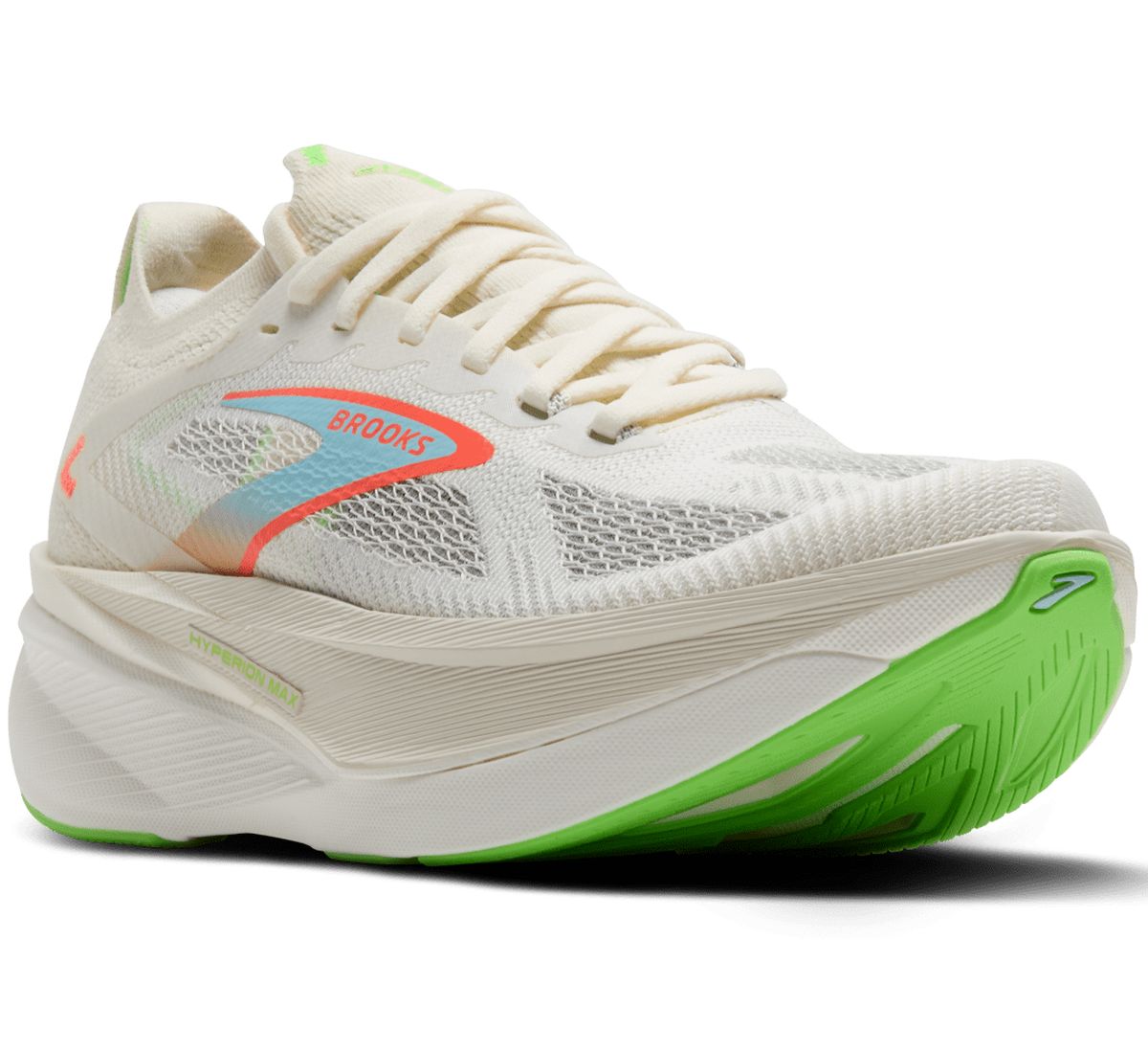 Tenis Brooks Hyperion Max 3 Hombre Blanco