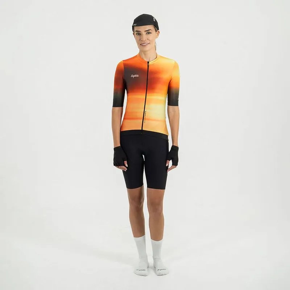 Jersey Ciclismo M/C Safetti Goldhour Mujer