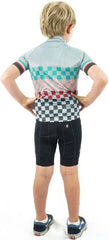 Jersey Ciclismo M/C Safetti Squares Niños/Niñas