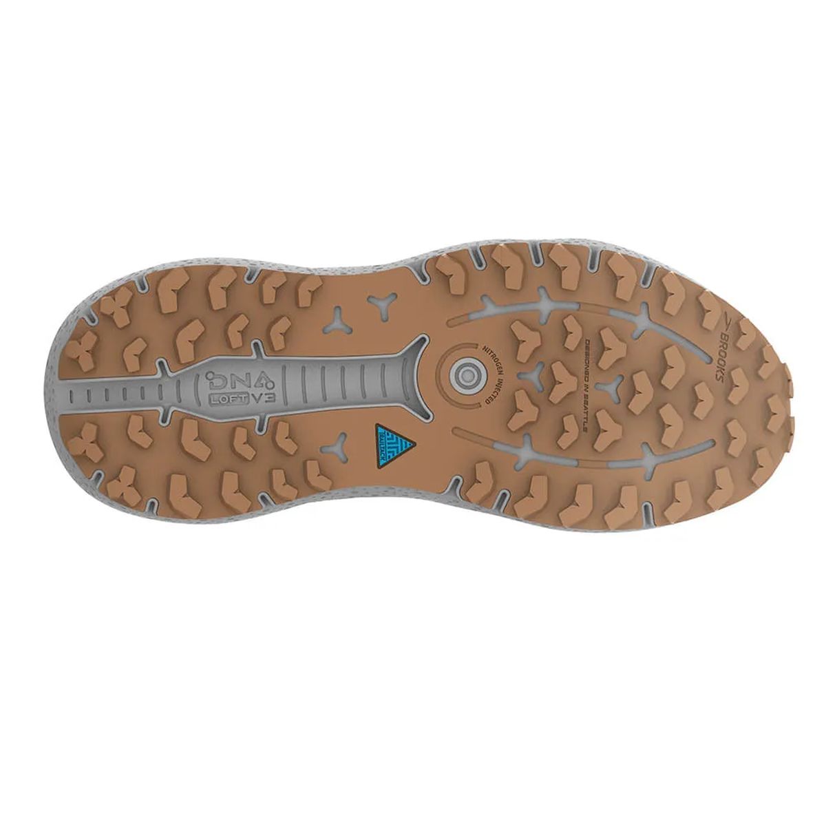 Tenis Brooks Caldera 6 Mujer Gris/Morado
