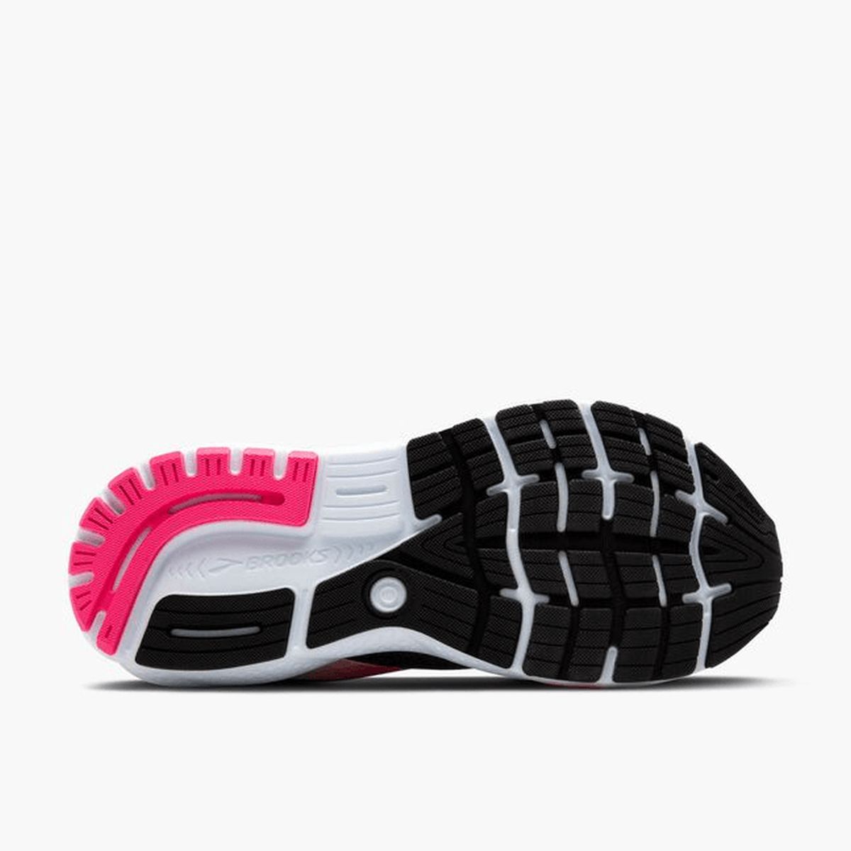 Tenis Brooks Ghost 16 Mujer Negro/Rosado