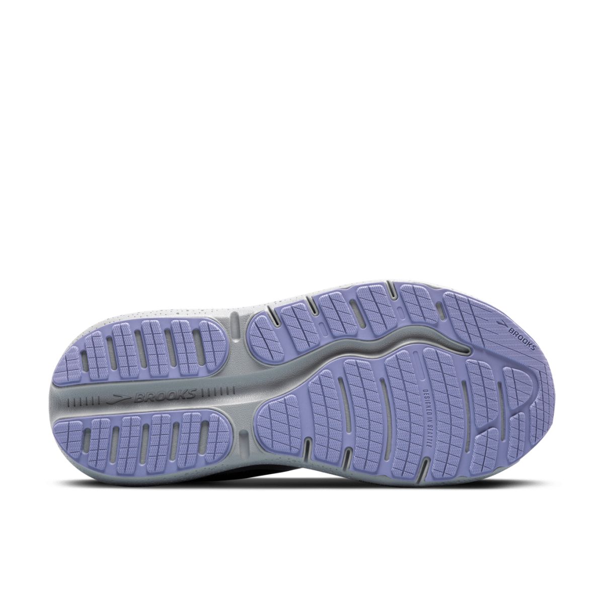 Tenis Brooks Ghost Max 2 Mujer Negro/Morado