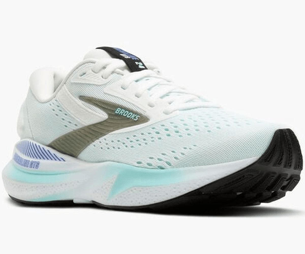 Tenis Brooks Adrenaline GTS 24 Mujer Blanco/Azul