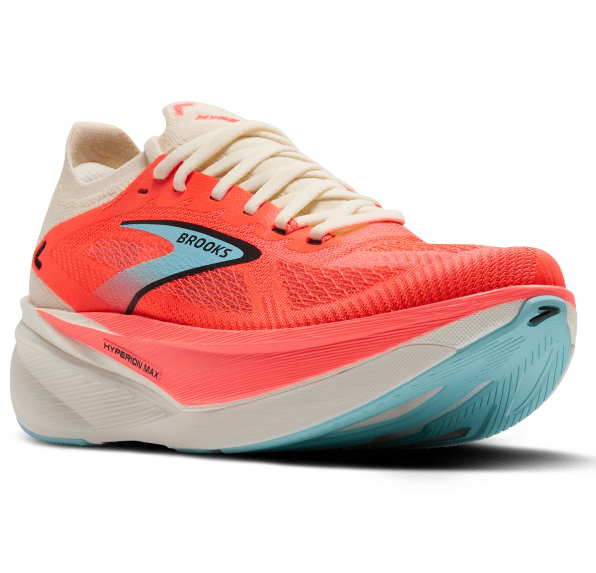 Tenis Brooks Hyperion Max 3 Mujer Naranja