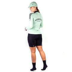 Jersey Ciclismo M/L Safetti Slim Peugeot Mujer Mint