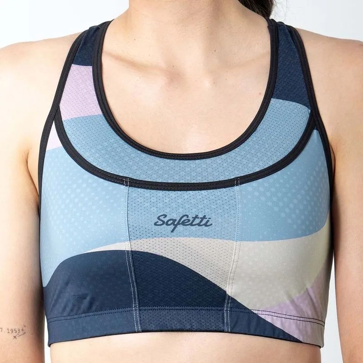 Top Sin Mangas Safetti Mujer Running Swift Asana Ocean