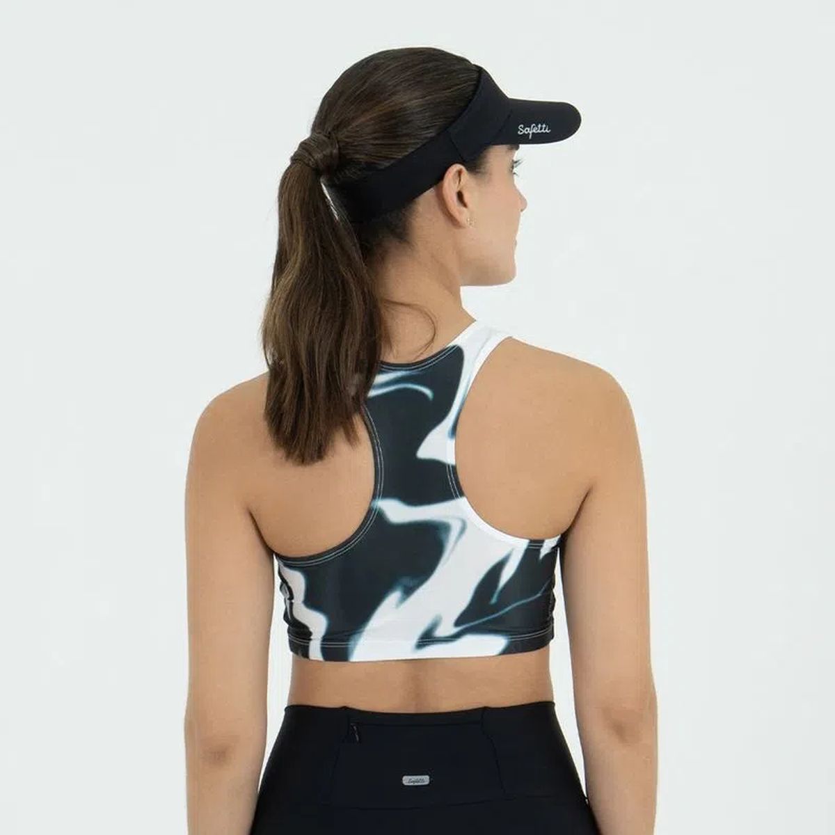 Top Sin Mangas Safetti Mujer Diffuse Black