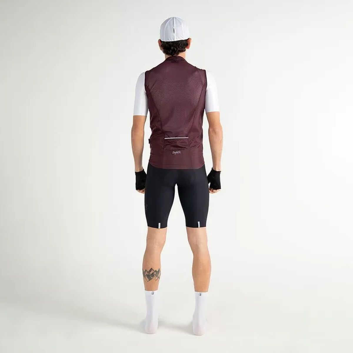 Chaleco Ciclismo Safetti Tivoli Hombre Vino