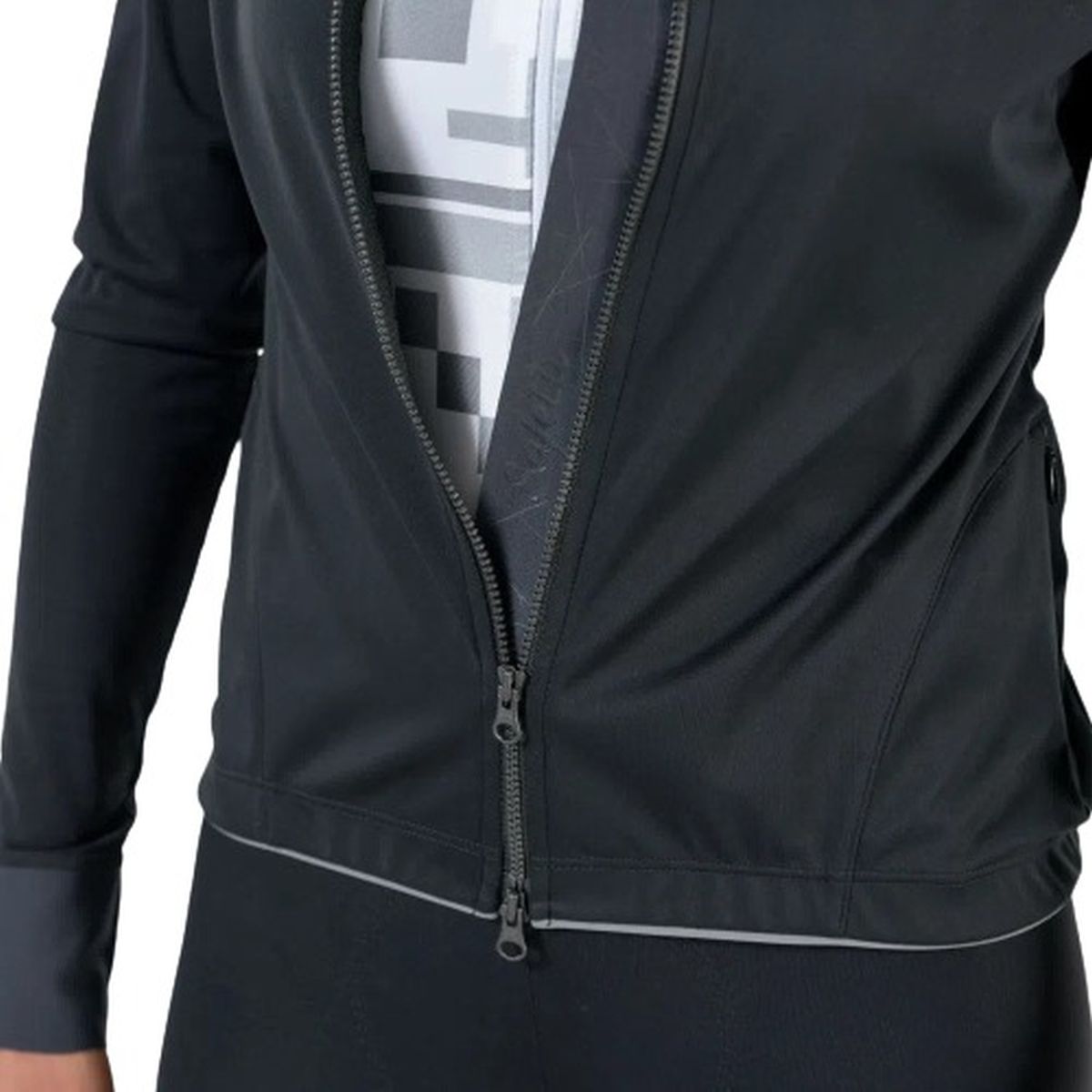 Chaqueta Ciclismo Safetti Alpes Para Mujer Negro