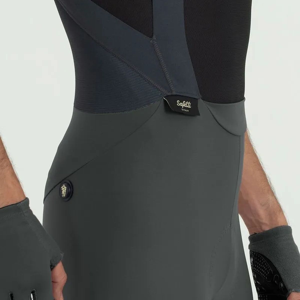Pantaloneta de Ciclismo C/T Safetti Toscana 2.0+Hombre Oliva