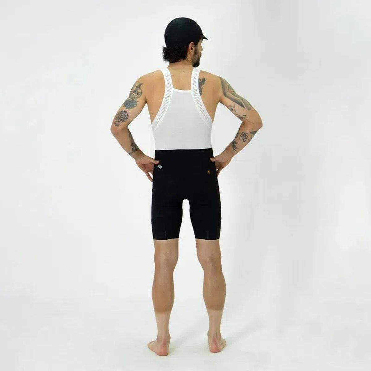 Pantaloneta de Ciclismo C/T Safetti Evans Cargo Hombre Negro