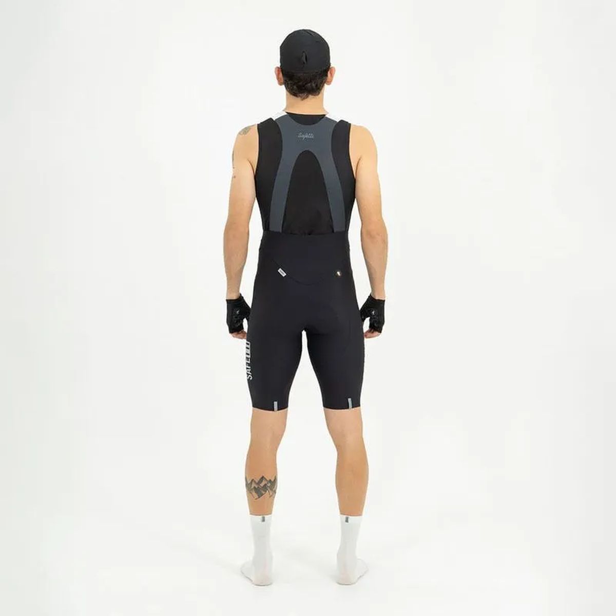 Pantaloneta de Ciclismo C/T Safetti Girona Hombre Nero