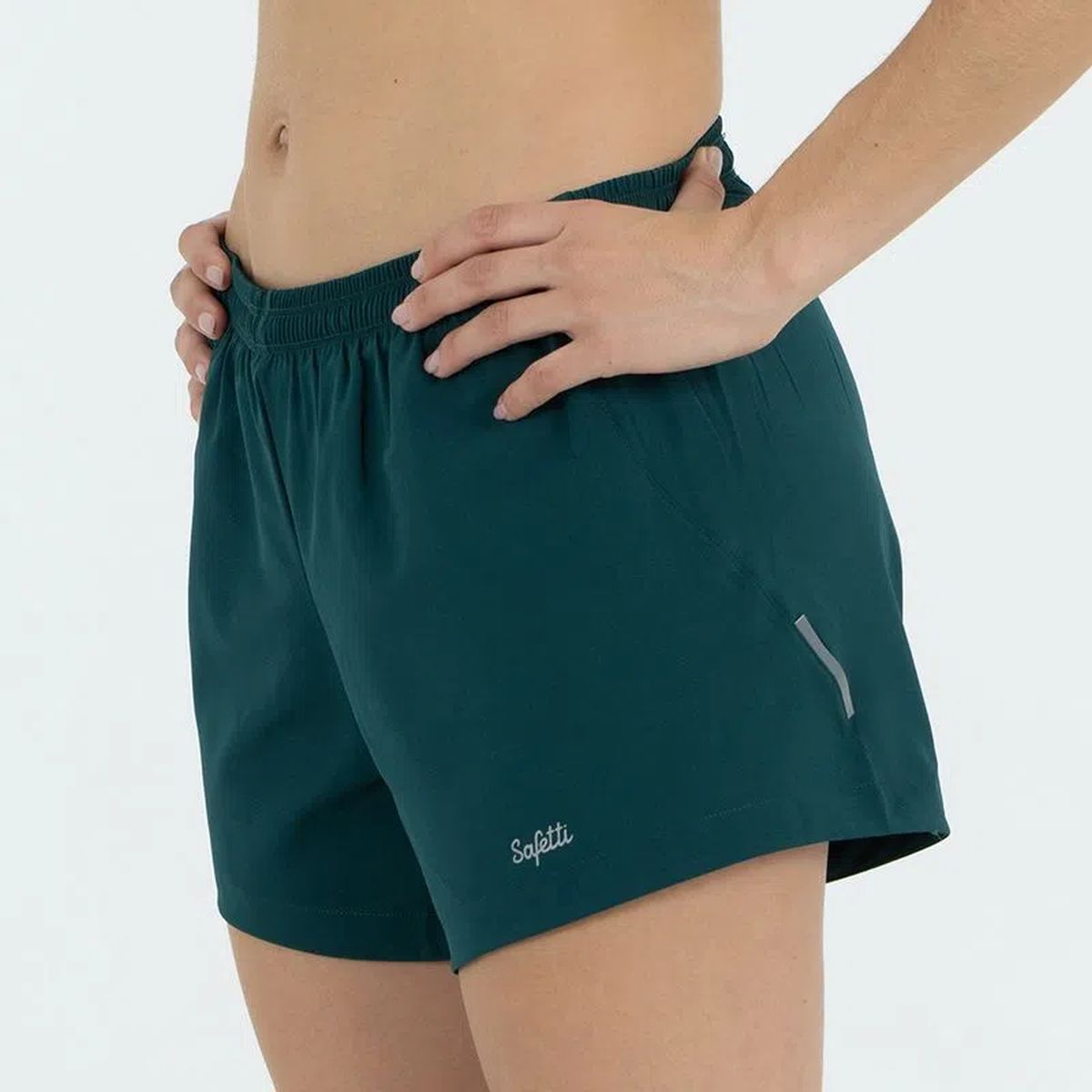 Pantaloneta Running Safetti Mujer Emerald