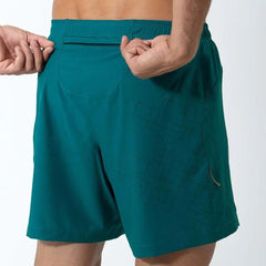 Pantaloneta Running Safetti Hombre Venturi Light Teal