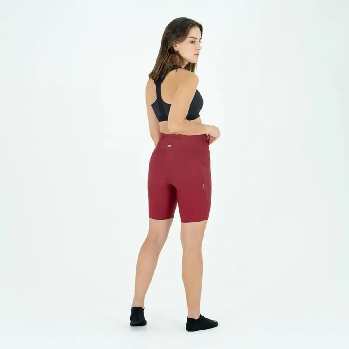 Pantaloneta Running Safetti Titán Mujer Terracota