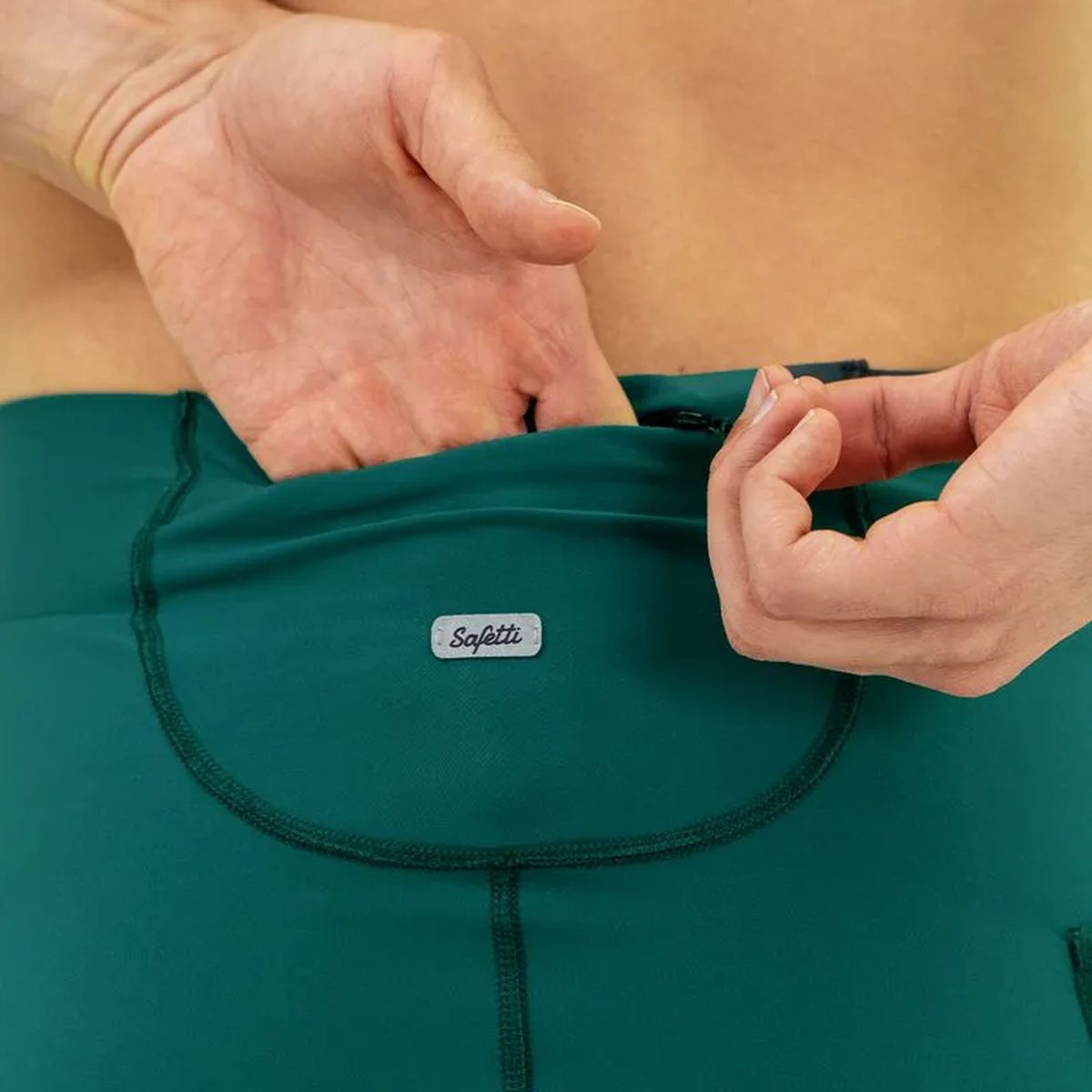 Pantaloneta Running Safetti Titán Hombre Esmeralda