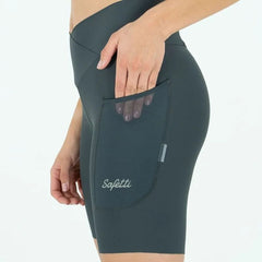 Pantaloneta Running Safetti Titán Mujer Grigio