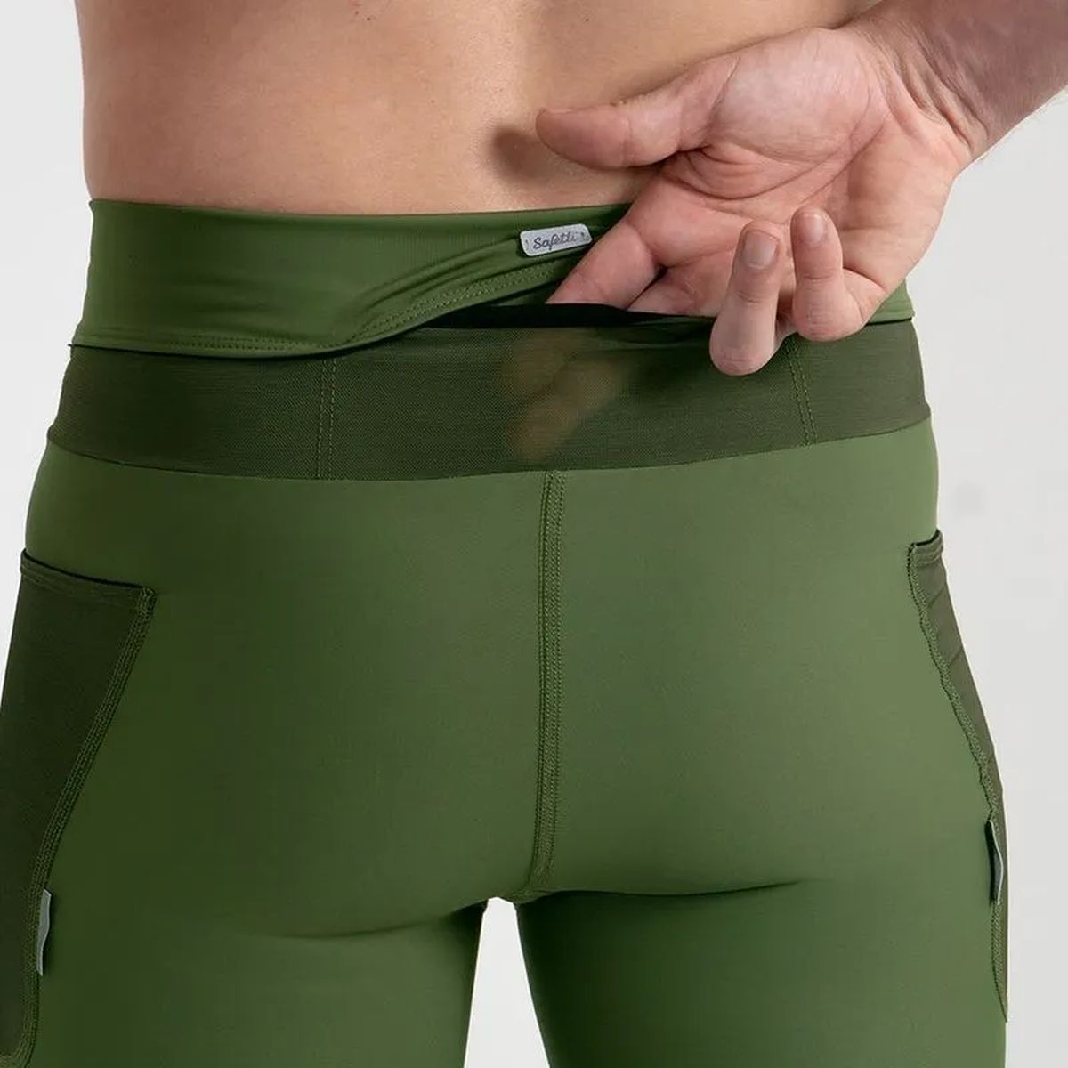 Pantaloneta Ciclismo S/C Safetti Titán 2.0 Hombre Oliva