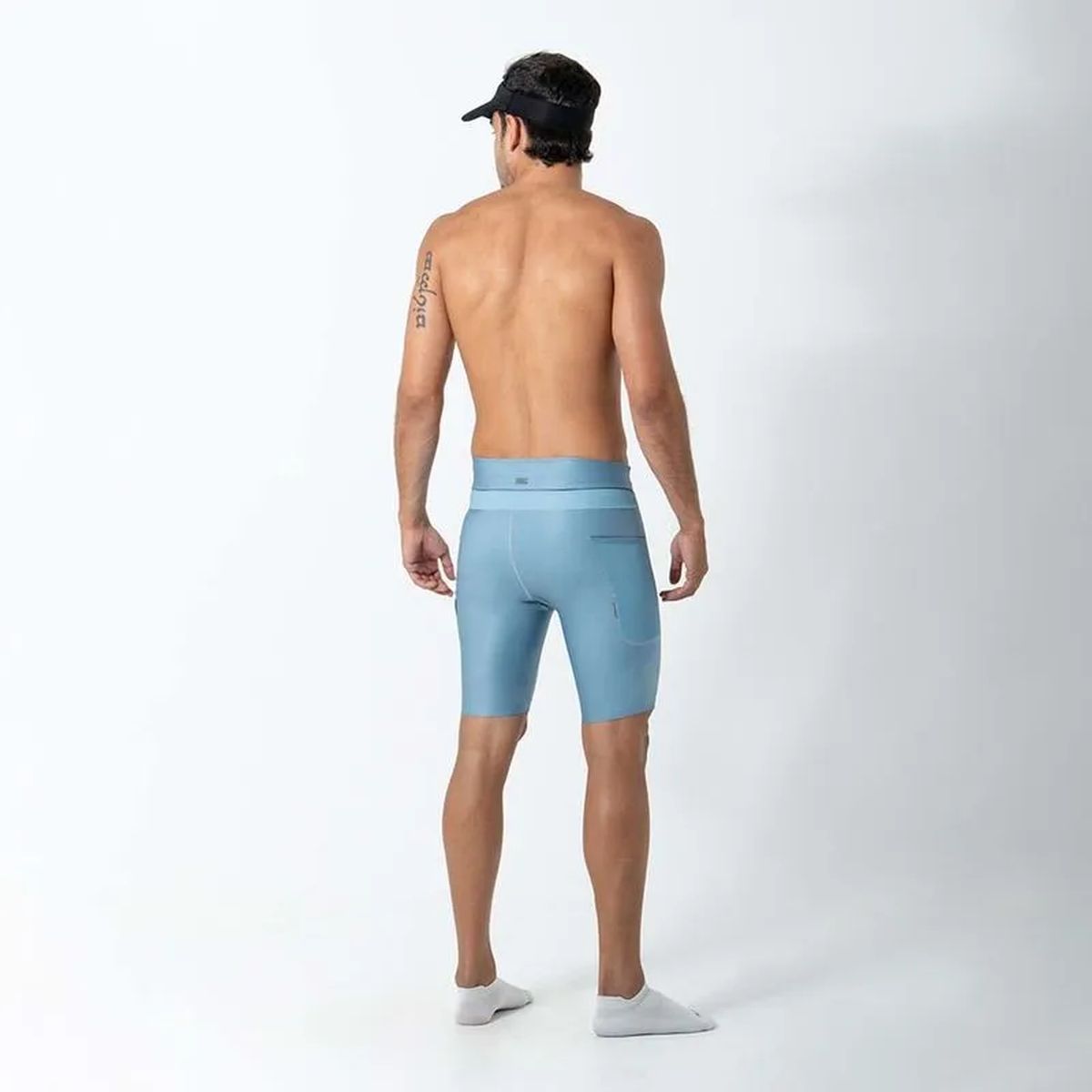 Pantaloneta Running Safetti Titán 2.0 Hombre Azul Polvo