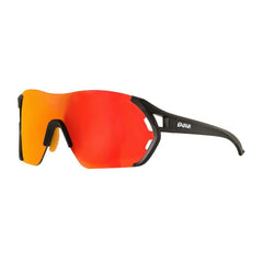 Gafas de Ciclismo Eassun Veleta Matt BLK Frame-Red Revo LENS